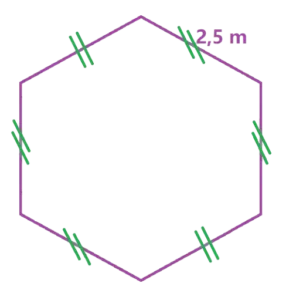 Exemple calculer périmètre hexagone