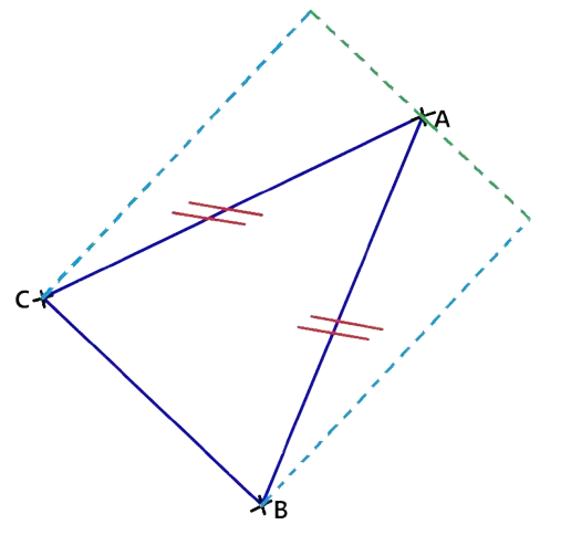 correspondance rectangle triangle isocèle