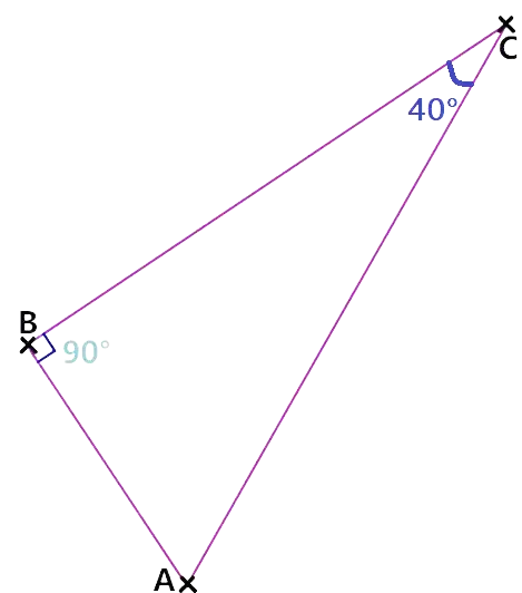exemple calcul angle triangle rectangle