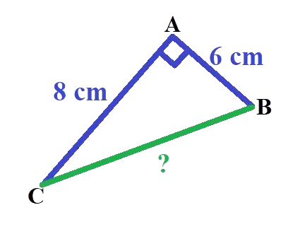 Triangle ABC rectangle en A AC 8cm AB 6cm propriété Pythagore